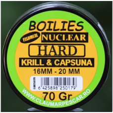 Boilies Claumar Fishmeal Nuclear Hard Krill-capsuna 16mm-20mm 70gr Boilies Claumar Fishmeal Nuclear Hard Krill-capsuna 16mm-20mm 70gr